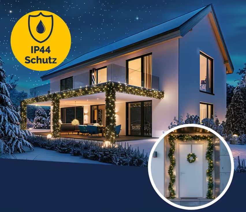 Kerstguirlande\u0020Groen\u0020,\u0020slinger,\u0020kerstslinger\u00205mtr\u0020100xLED\u0020\u002Din\u002Foutdoor\u0020set\u00202\u0020stuks