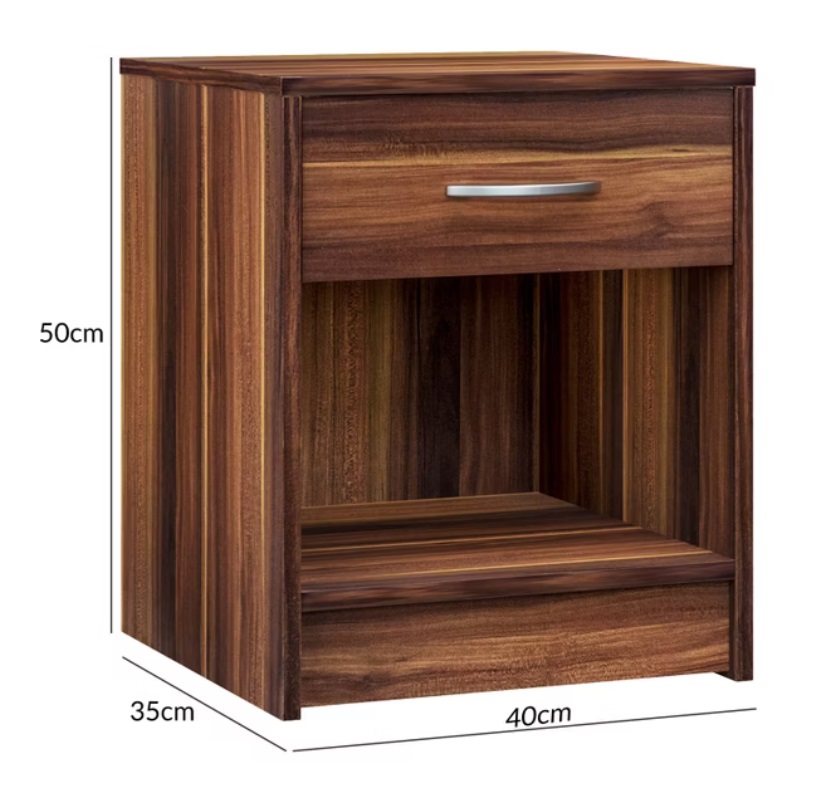 Nachtkastje\u0020Hamburg\u0020Wenge\u0020look\u002050x40x35cm\u0020