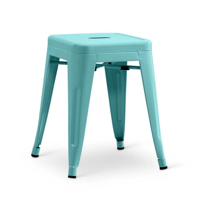 Stapelkruk\u0020Hamburg\u0020metalen\u0020kruk\u0020Mintgroen