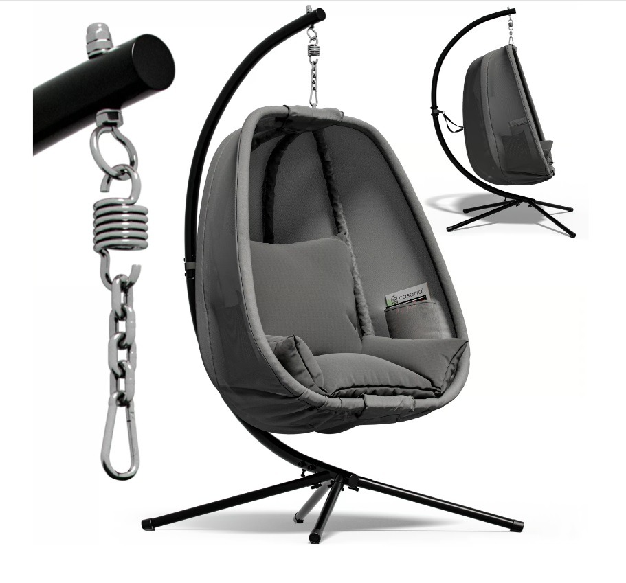 Hangstoel\u0020Alvie\u0020Grijs\u0020190x140x110cm