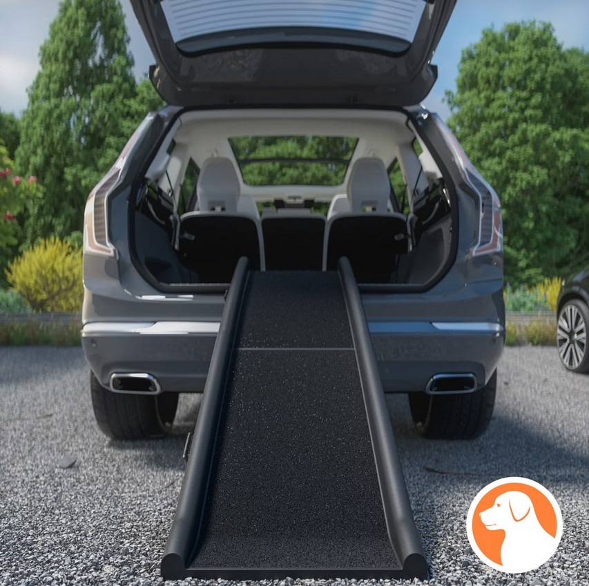 Hondenhelling\u0020auto\u0020Zwart\u0020156x40x16cm\u0020opvouwbaar