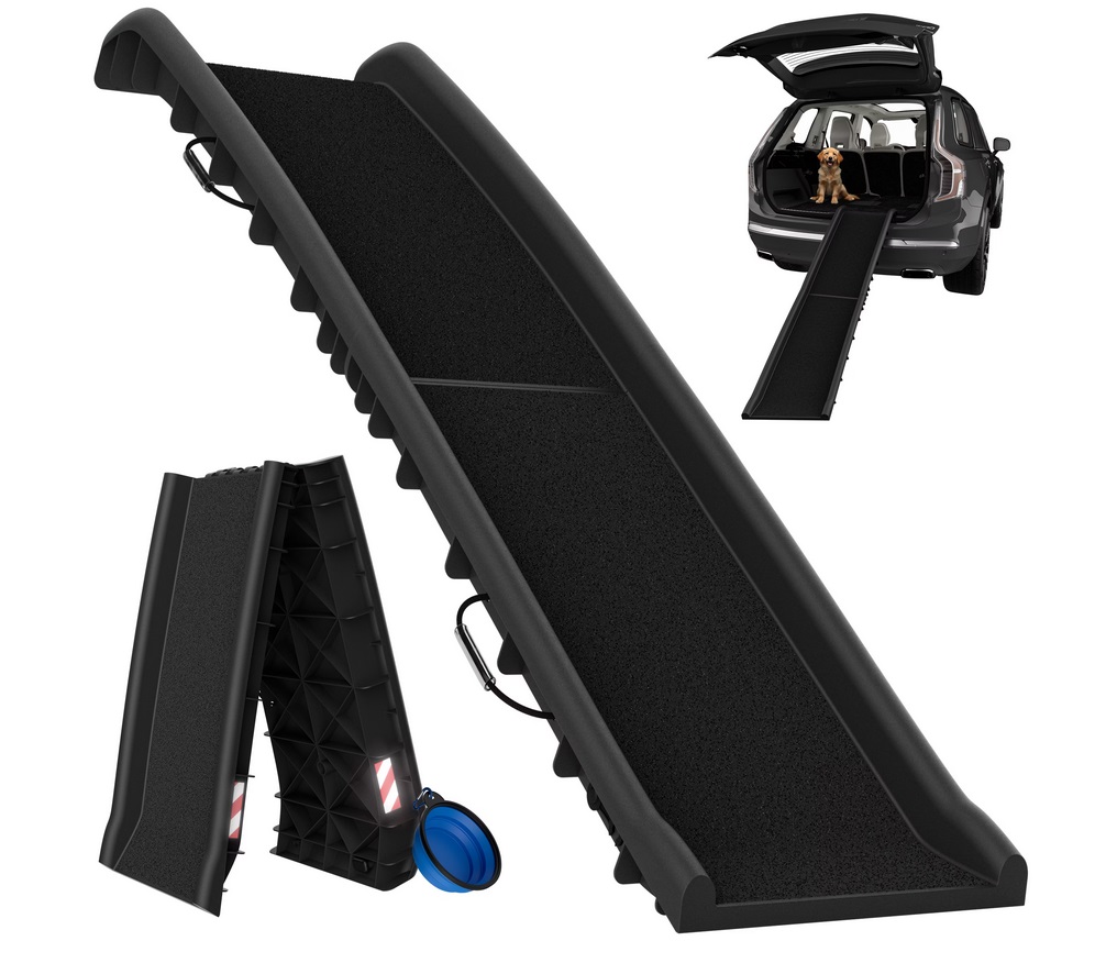 Hondenhelling\u0020auto\u0020Zwart\u0020156x40x16cm\u0020opvouwbaar