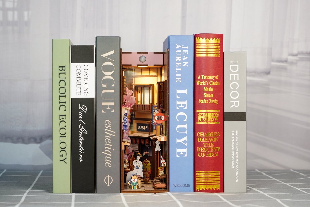 Tone\u002Dcheer\u0020BookNook\u0020Japanese\u0020Grocery\u0020Store\u0020DIY\u0020Modelbouw\u0020Knutselen