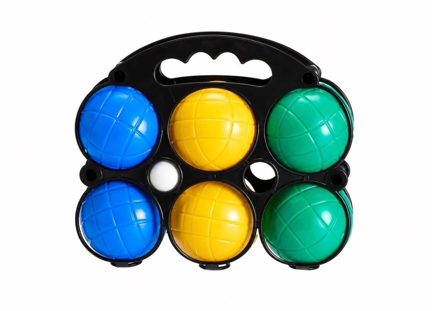 Jeu\u0020de\u0020boules\u0020set\u0020met\u00206\u0020ballen\u0020van\u002072\u0020mm\u0020en\u0020een\u0020witte\u0020bal\u0020kunststof