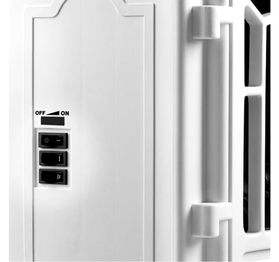 Elektrische\u0020haard\u0020Torino\u0020met\u0020open\u0020haard\u0020vlameffect\u00202000W\u0020wit