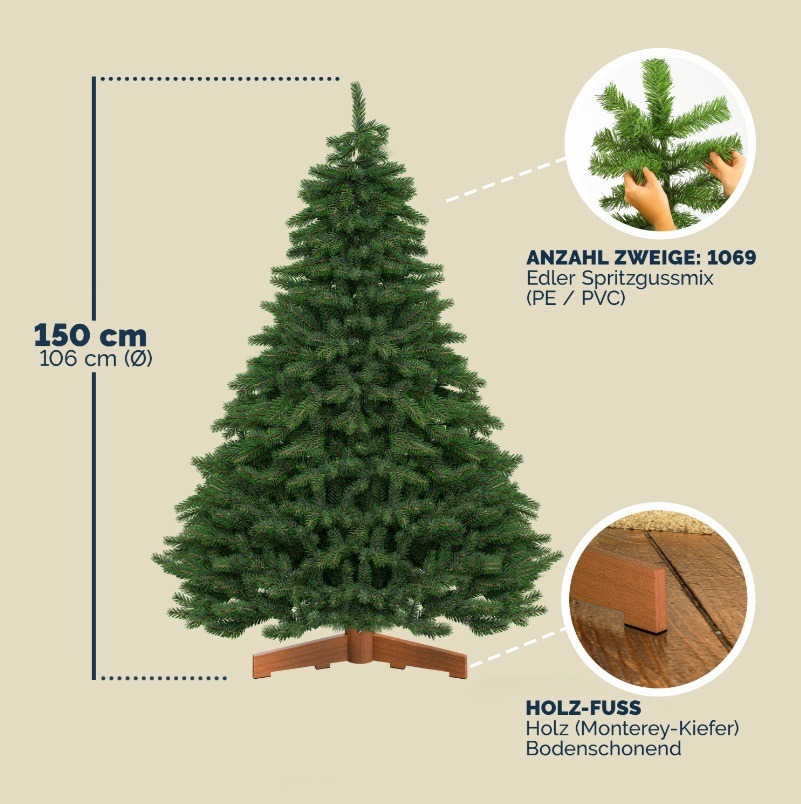 Kunstkerstboom\u0020Premium\u0020150cm Kunstkerstboom\u0020Premium\u0020150cm