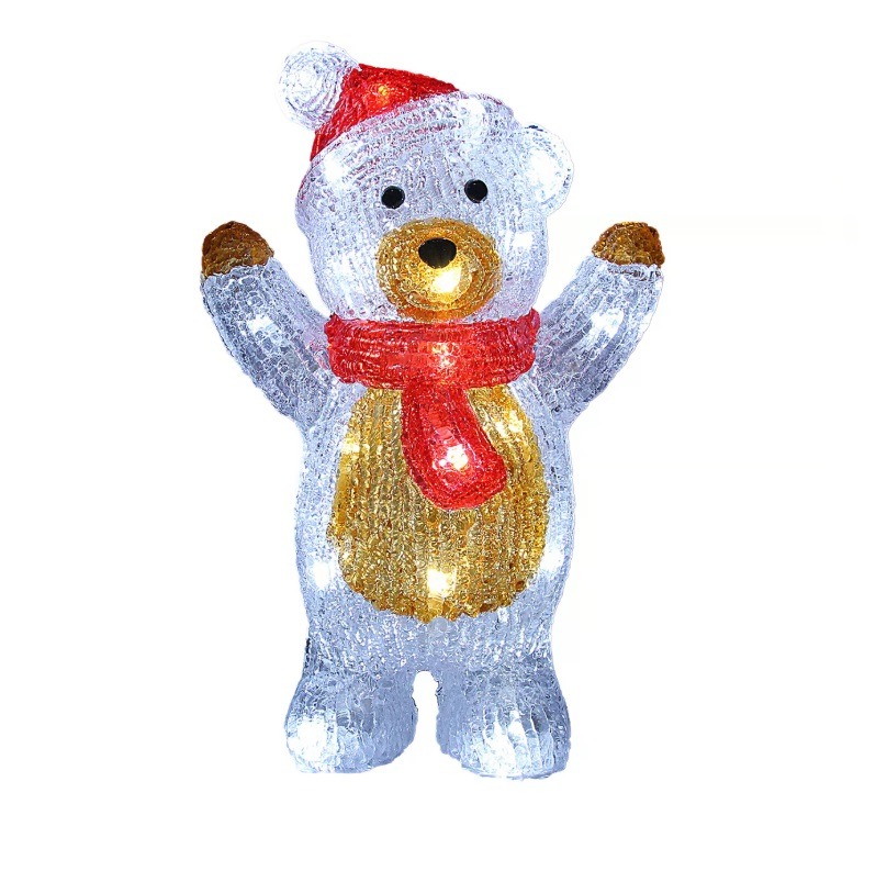 Kerstversiering\u0020Kerstfiguren\u0020LED\u0020Acryl\u0020Teddy\u0020Staand Kerstversiering\u0020Kerstfiguren\u0020LED\u0020Acryl\u0020Teddy\u0020Staand