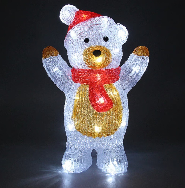 Kerstversiering\u0020Kerstfiguren\u0020LED\u0020Acryl\u0020Teddy\u0020Staand Kerstversiering\u0020Kerstfiguren\u0020LED\u0020Acryl\u0020Teddy\u0020Staand