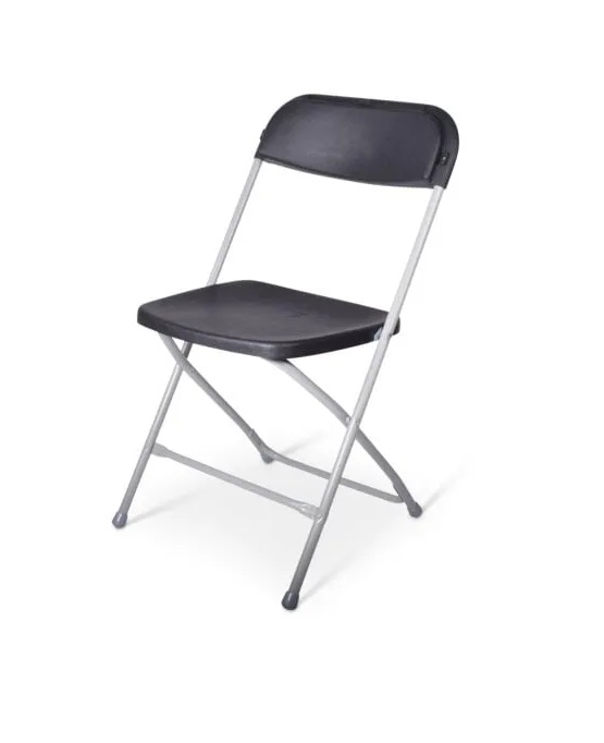 Klapstoel\u0020kunststof\u0020Cannes\u0020lichtgrijs\u0020frame\u0020\u002D\u0020zwarte\u0020zitting