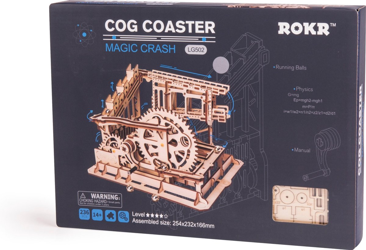 Robotime\u0020Knikkerbaan\u0020Marble\u0020Squad\u0020DIY\u0020Modelbouw\u0020Knutselen