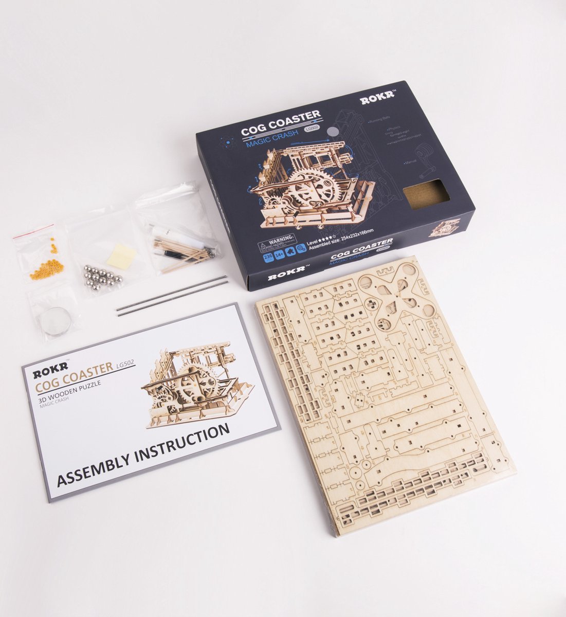 Robotime\u0020Knikkerbaan\u0020Marble\u0020Squad\u0020DIY\u0020Modelbouw\u0020Knutselen