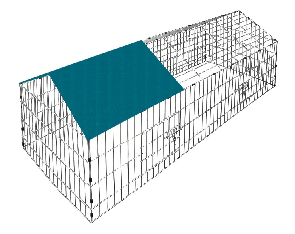 Konijnen\u002FKippenren\u0020180x75x75cm\u0020incl\u0020Zonbescherming