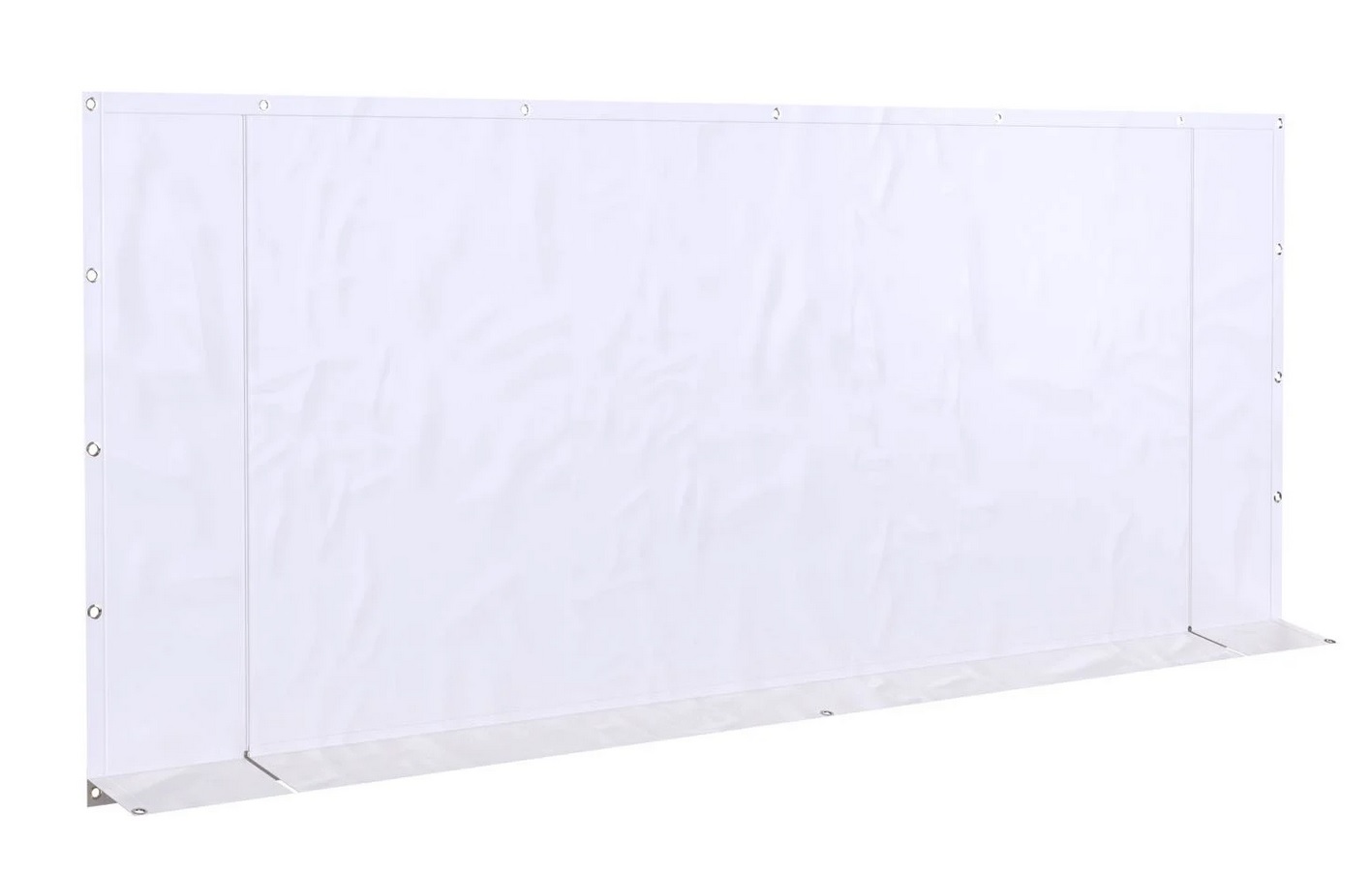 Eindwand\u0020PVC\u0020met\u0020deuringang\u00205\u0020mtr\u0020breed\u0020WIT