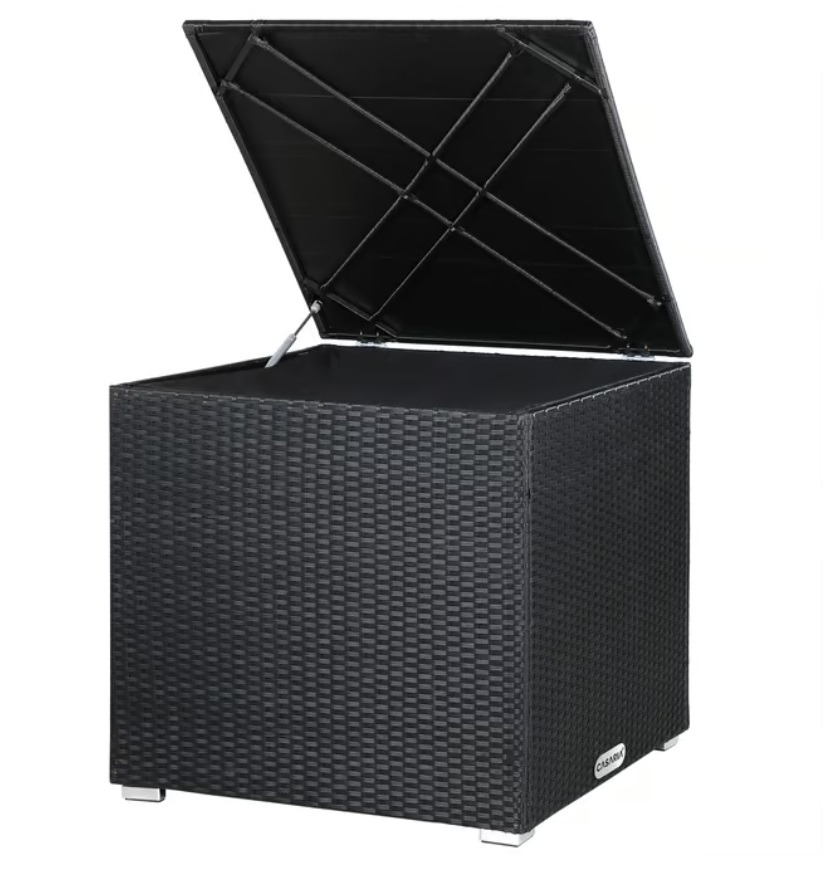 Polyrotan\u0020kussenbox\u0020Zwart\u0020318L Polyrotan\u0020kussenbox\u0020Zwart\u0020318L