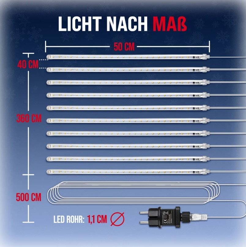 Kerstverlichting\u0020Ijsregen\u0020LED\u0020Lichteffect\u00208,6\u0020Meter