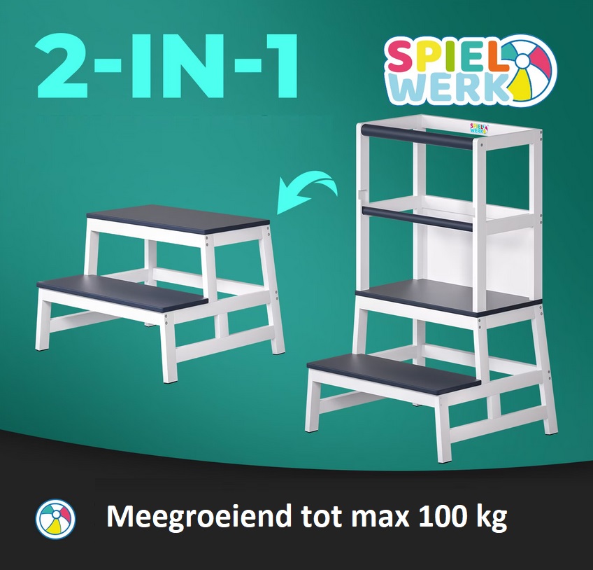 Speeltoren\u0020Leertoren\u0020Barn\u0020Wit\u0020Antraciet\u0020grenenhout