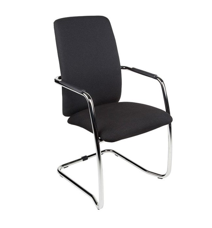 Vergaderstoel\u0020MAGENTIX\u0020XL\u0020lime\u0020zwart
