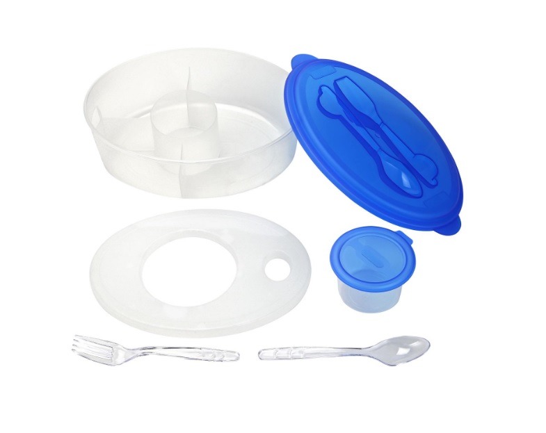 Lunchbox\u0020Salade\u0020Container\u0020met\u0020vork\u0020en\u0020lepel\u0020kunststof\u00207\u002Ddelig\u0020inhoud\u00201,6\u0020ltr