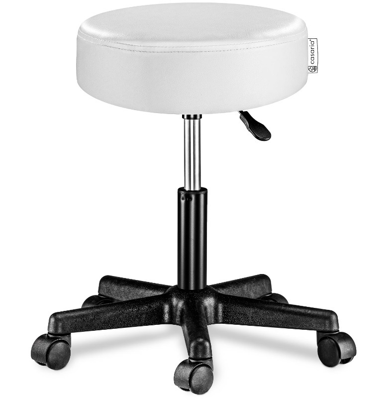Kaptafel\u0020Jocelyn\u0020Wit\u0020140x90x40cm\u0020LED\u0020\u002B\u0020rolkrukje