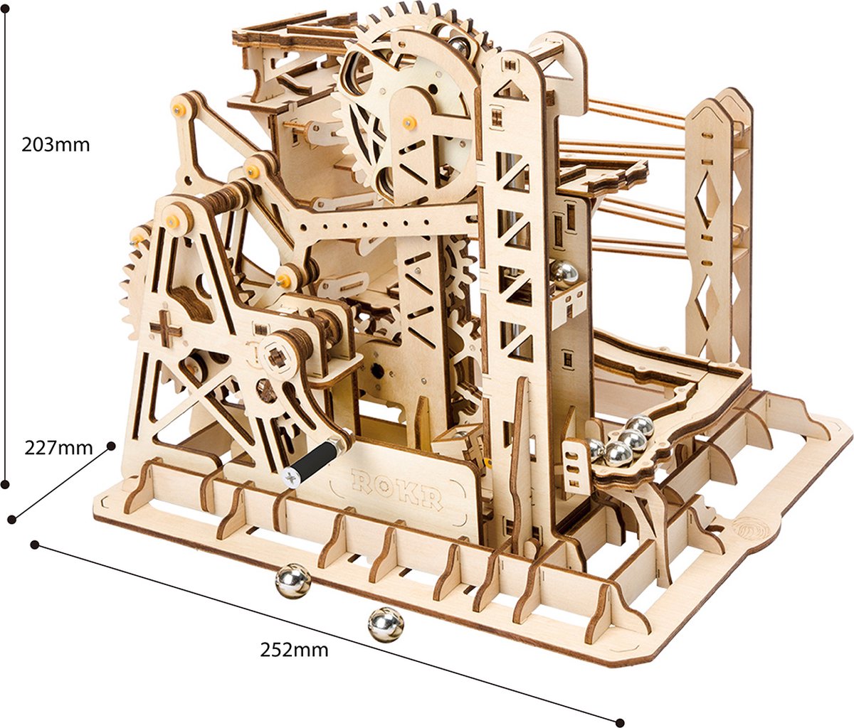Robotime\u0020Knikkerbaan\u0020Marble\u0020Explorer\u0020DIY\u0020Modelbouw\u0020Knutselen