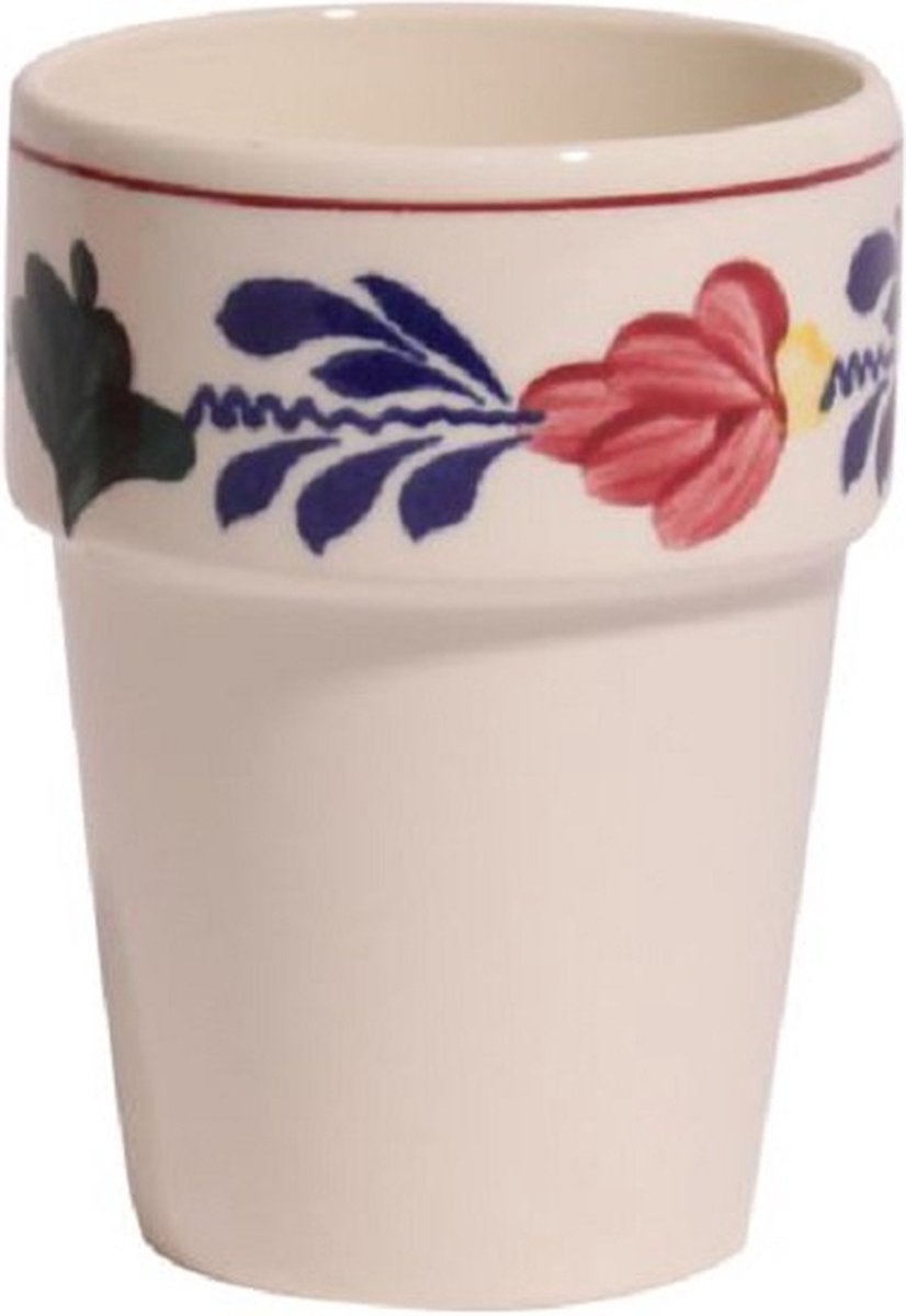 Boerenbont\u0020melkbeker\u0020Sonja\u0020set\u00203\u0020stuks\u0020in\u0020cadeau\u0020verpakking\u0020250ml\u0020\u002D\u0020aardewerk