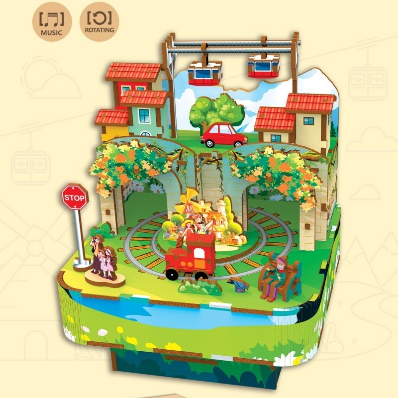 PlayfulMario\u0020Bergreis\u0020\u002D\u0020Mountain\u0020City\u0020Travel\u0020met\u0020muziek\u0020100\u0020onderdelen\u0020Modelbouw