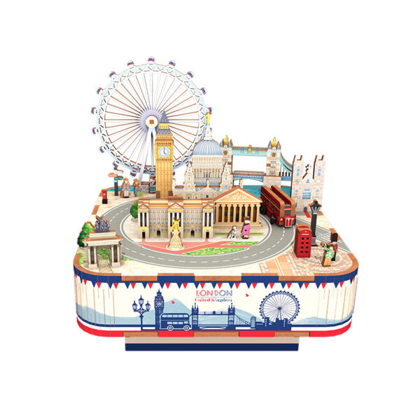 Tone\u002DCheer\u0020muziekdoosje\u0020Londen\u0020DIY\u0020Modelbouw\u0020Knutselen