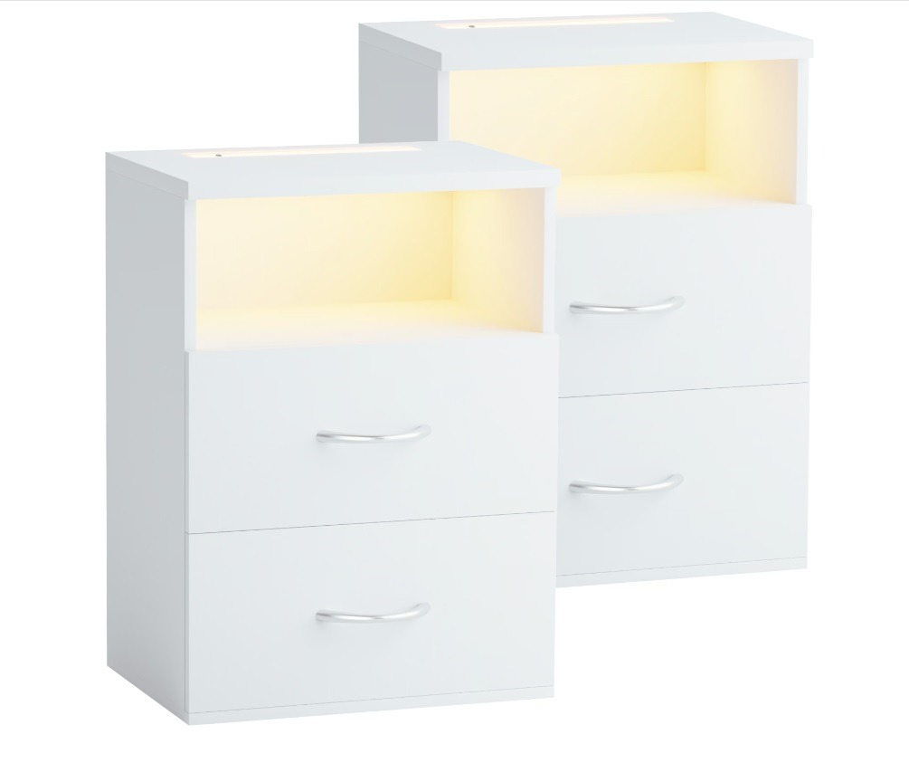 Nachtkastje\u0020Jamie\u0020Set\u0020van\u00202\u0020Wit\u002055x40x28cm Nachtkastje\u0020Jamie\u0020Set\u0020van\u00202\u0020Wit\u002055x40x28cm