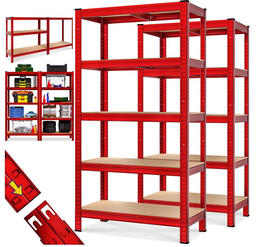 Metalen\u0020Opbergrek\u0020tot\u0020875kg\u0020rood\u0020Set\u0020van\u00202\u0020stuks