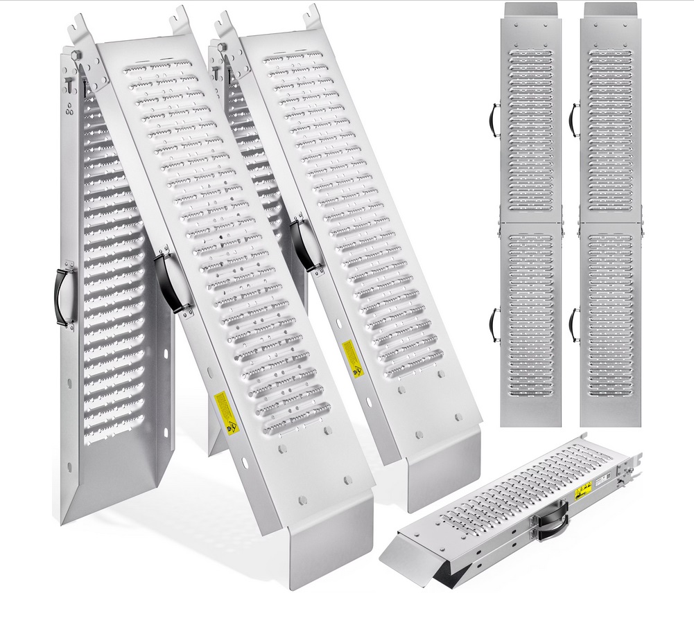 Oprijplaten,\u0020oprijgoten,\u0020oprijplank\u0020Set\u0020van\u00202\u0020max\u0020400kg\u0020Antislip\u0020Inklapbaar