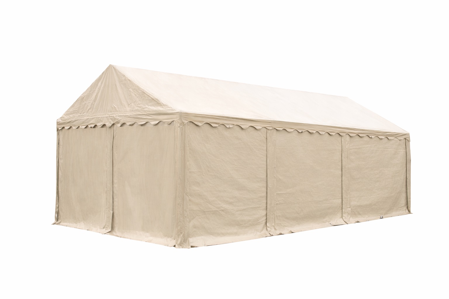 Opslagtent\u0020Premium\u0020PVC\u00206x6x2\u0020mtr\u0020in\u0020Beige