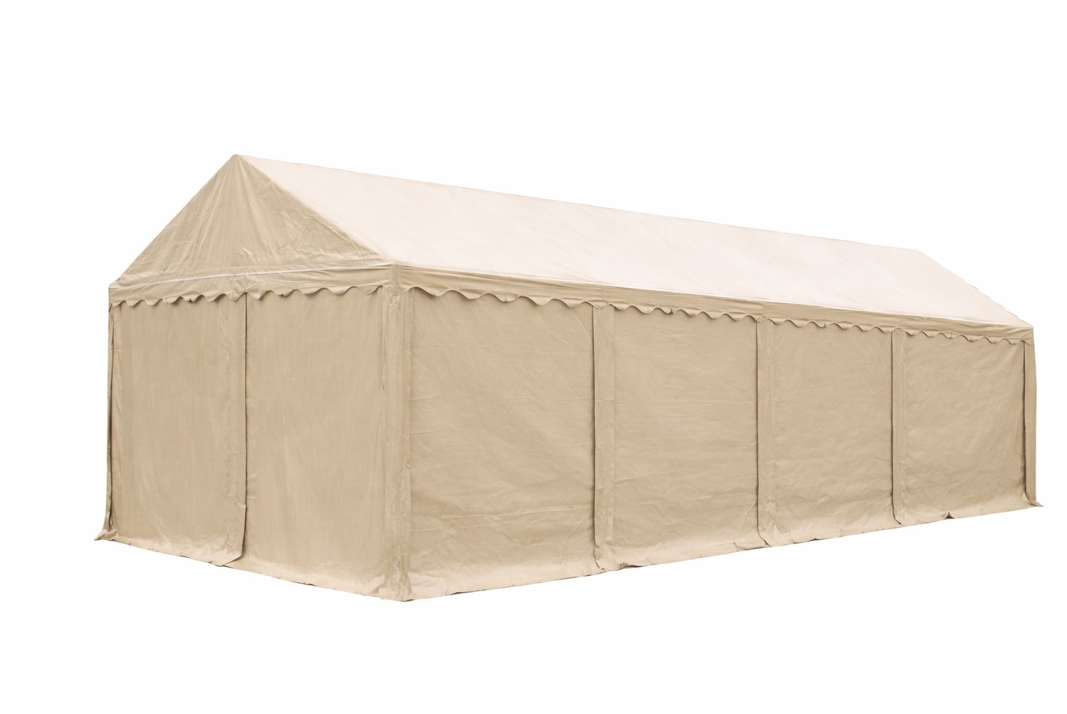Opslagtent\u0020Premium\u0020PVC\u00206x8\u0020mtr\u0020in\u0020Beige