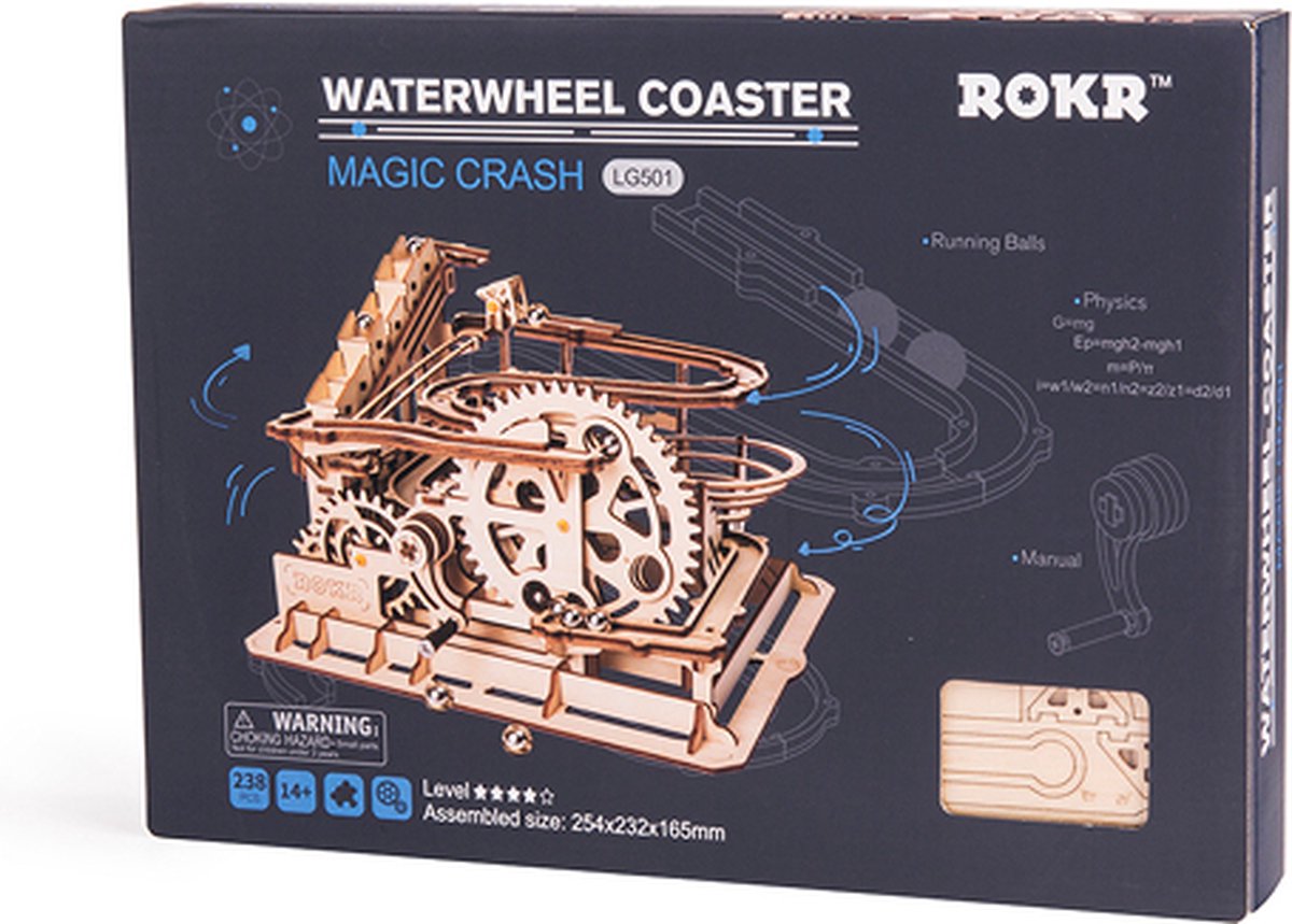 Robotime\u0020Knikkerbaan\u0020Marble\u0020Parkour\u0020DIY\u0020Miniatuur\u0020Knutselen