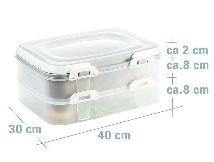Voedsel\u0020transportbox,\u0020cupcake,\u0020muffin,\u0020party\u0020container,\u0020taarthouder\u00202\u0020x\u00207\u0020liter\u0020met\u00202\u0020etages\u0020en\u0020inklapbare\u0020handgrepen\u0020kleur\u0020grijs
