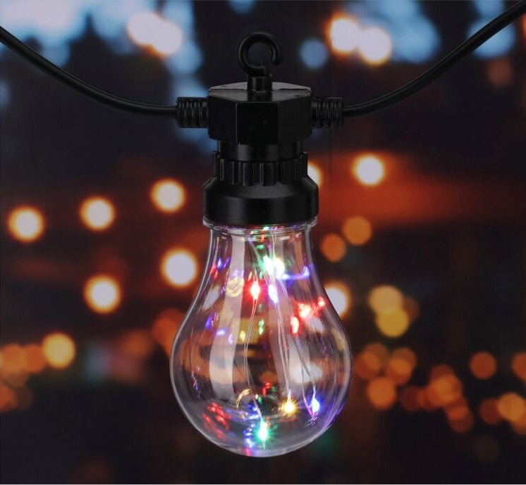 Feestverlichting\u0020met\u002020\u0020multi\u0020colour\u0020lampen\u0020koppelbaar\u0020Zwart