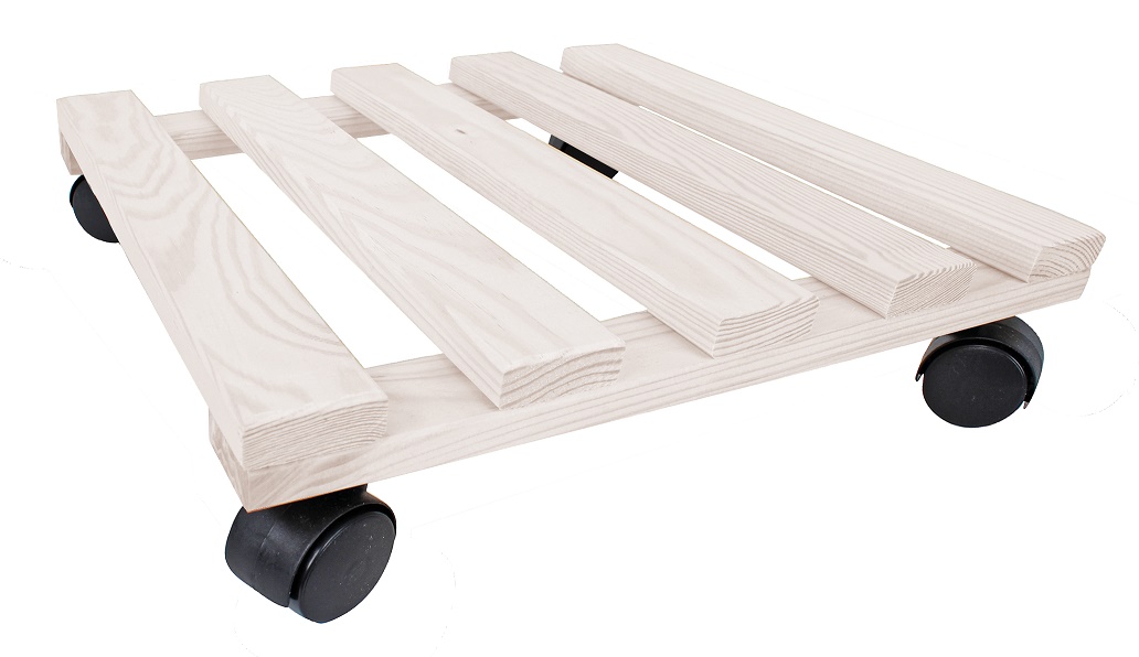 Plantenroller\u0020Plantentrolley\u0020Vierkant\u0020Wit\u002030x30cm\u0020voor\u0020binnen\u0020en\u0020buiten\u0020draagvermogen\u0020tot\u002080\u0020kg