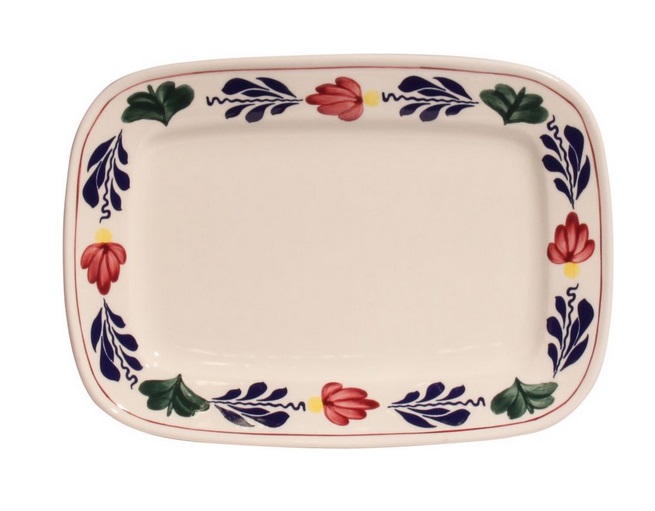 Boerenbont\u0020Plateau\u002025x18\u0020cm\u0020aardewerk\u0020set\u0020van\u00202\u0020stuks