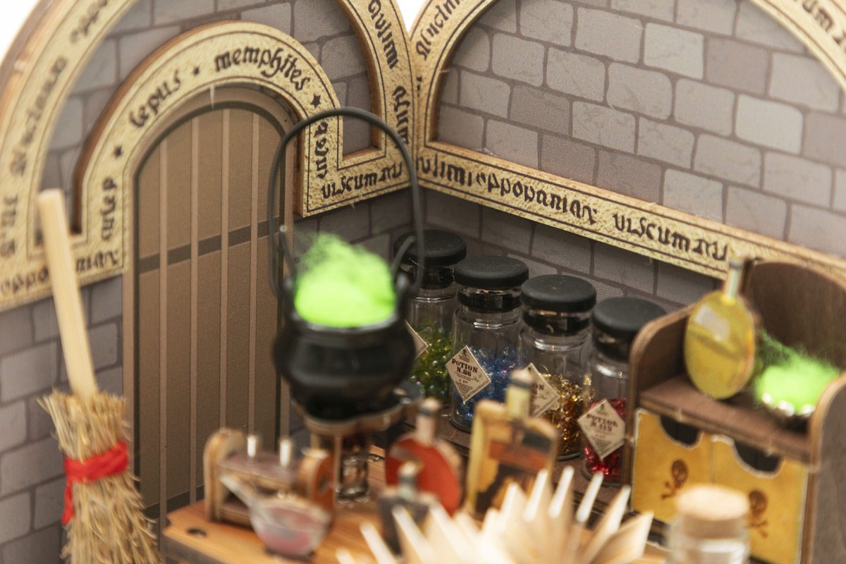 Harry\u0020Potter\u0020Potion\u0020Class\u00203D\u0020Houten\u0020Puzzel\u0020Bouwpakket\u0020\u2013\u0020Modelbouw\u0020DIY\u0020\u002887\u0020Onderdelen\u0029