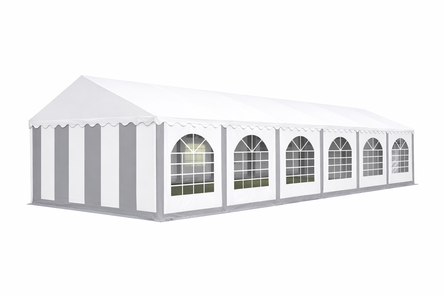 Professionele\u0020Partytent\u0020PVC\u00206x12x2,2\u0020mtr\u0020in\u0020Wit\u002DGrijs