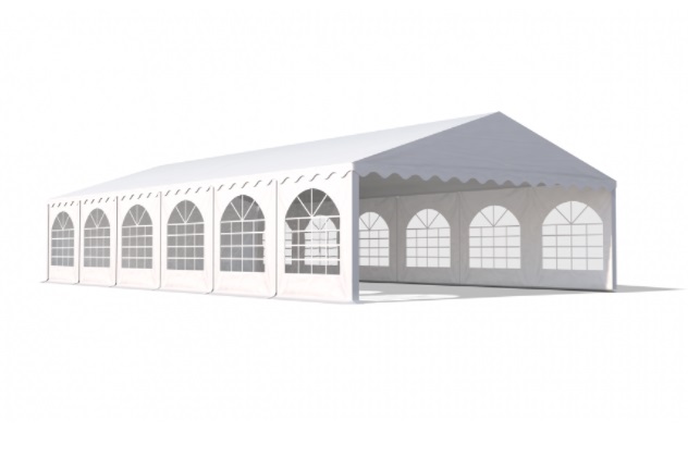 Professionele\u0020Partytent\u0020PVC\u00208x12x2,6\u0020mtr\u0020in\u0020Wit