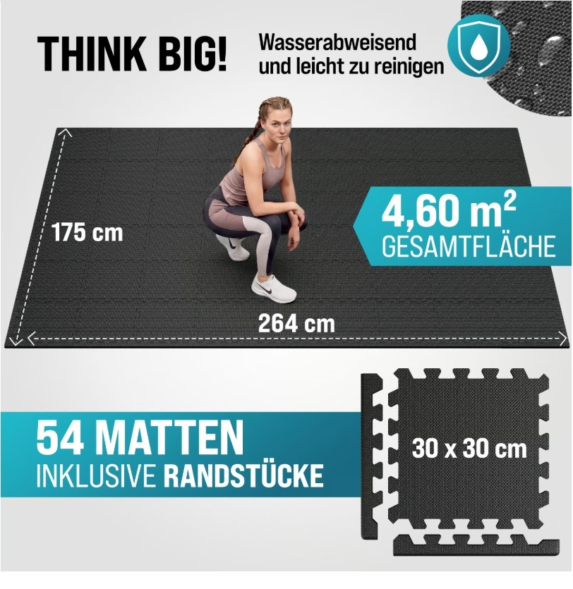 Vloerbescherming\u002Fpuzzelmatten\u0020set\u0020van\u002054\u0020grijs\u0020264x175x1cm Vloerbescherming\u002Fpuzzelmatten\u0020set\u0020van\u002054\u0020grijs\u0020264x175x1cm