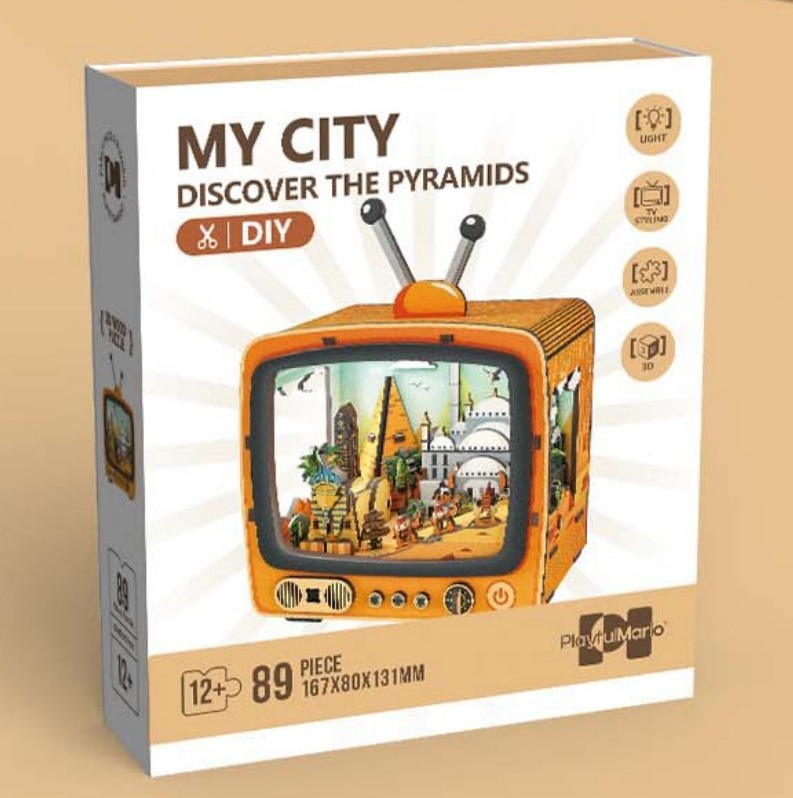 Modelbouw\u0020Houten\u0020Puzzel\u0020Pyramids\u0020\u007C\u002089\u0020Onderdelen\u0020Creatief\u0020\u0026\u0020Educatief
