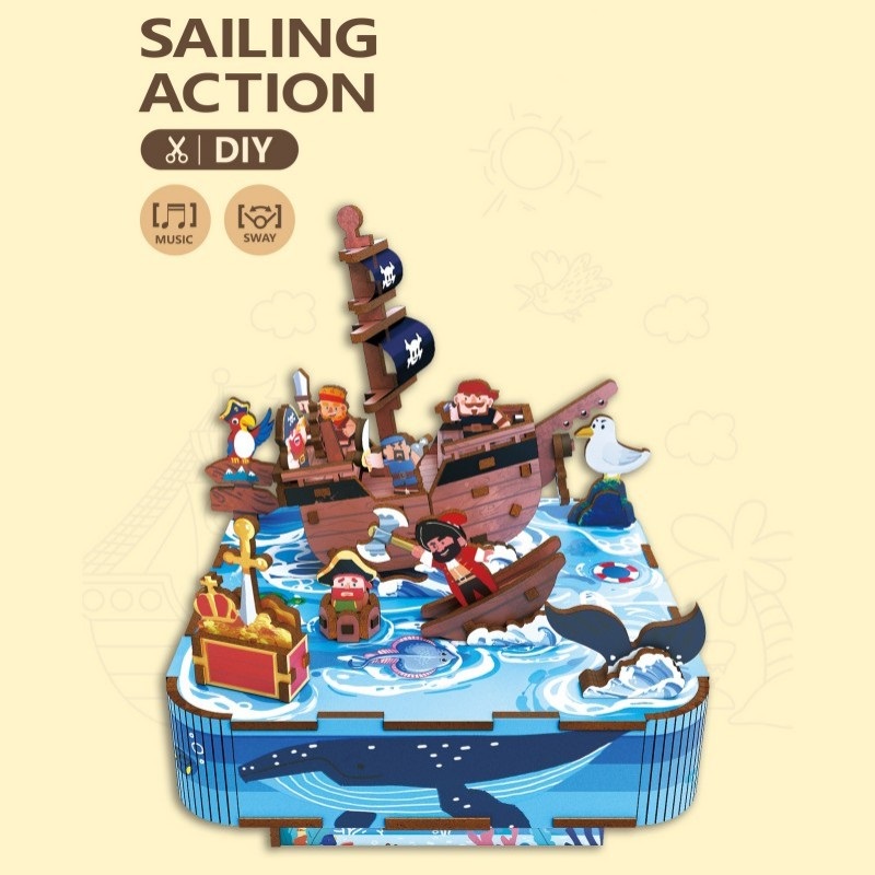 PlayfulMario\u0020Pirates\u0020Sailing\u0020Action\u0020met\u0020muziek\u002077\u0020onderdelen\u0020Modelbouw\u0020Creatief\u0020\u0026\u0020Educatief