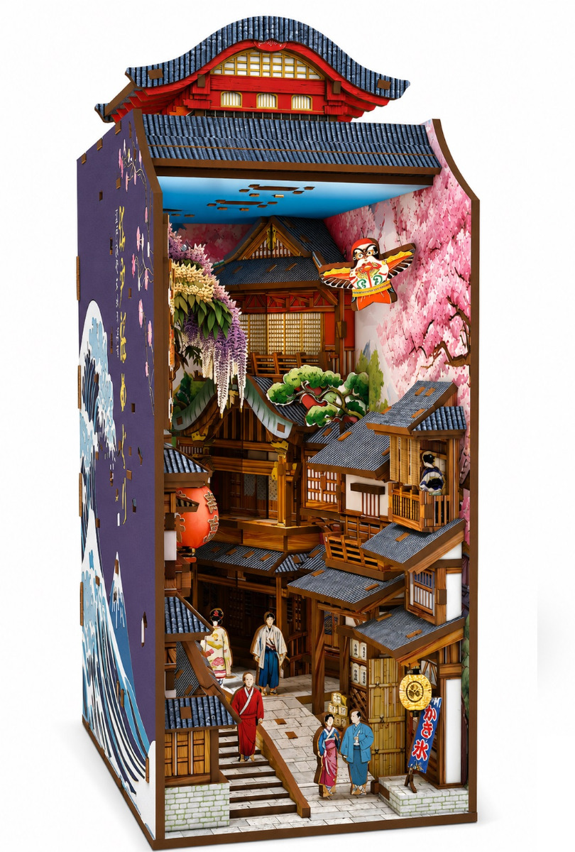 PlayfulMario\u00203D\u0020Booknook\u0020Edo\u0020Sakura\u0020Journey\u0020met\u0020LED\u0020lamp\u0020293\u0020Onderdelen\u0020Modelbouw PlayfulMario\u00203D\u0020Booknook\u0020Edo\u0020Sakura\u0020Journey\u0020met\u0020LED\u0020lamp\u0020293\u0020Onderdelen\u0020Modelbouw