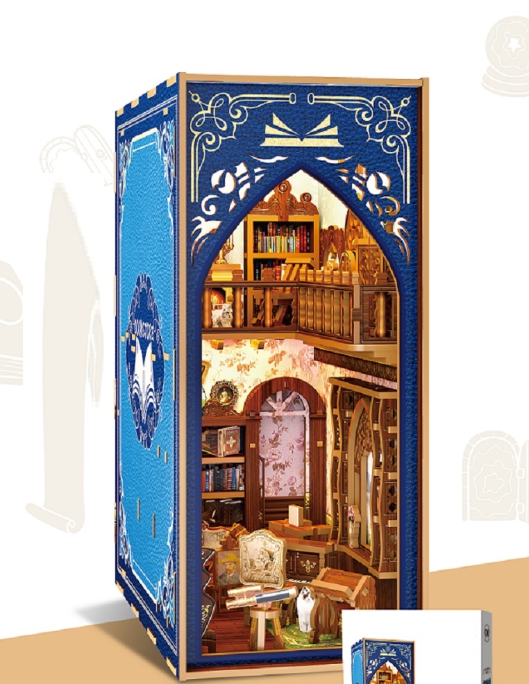 PlayfulMario\u0020BookNook\u0020Salton\u0020Bookstore\u0020met\u0020verlichting\u0020Modelbouw\u0020223\u0020Onderdelen
