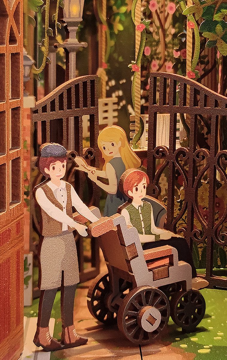 Tone\u002Dcheer\u0020Book\u0020Nook\u0020Secret\u0020Garden\u0020DIY\u0020Modelbouw\u0020Knutselen