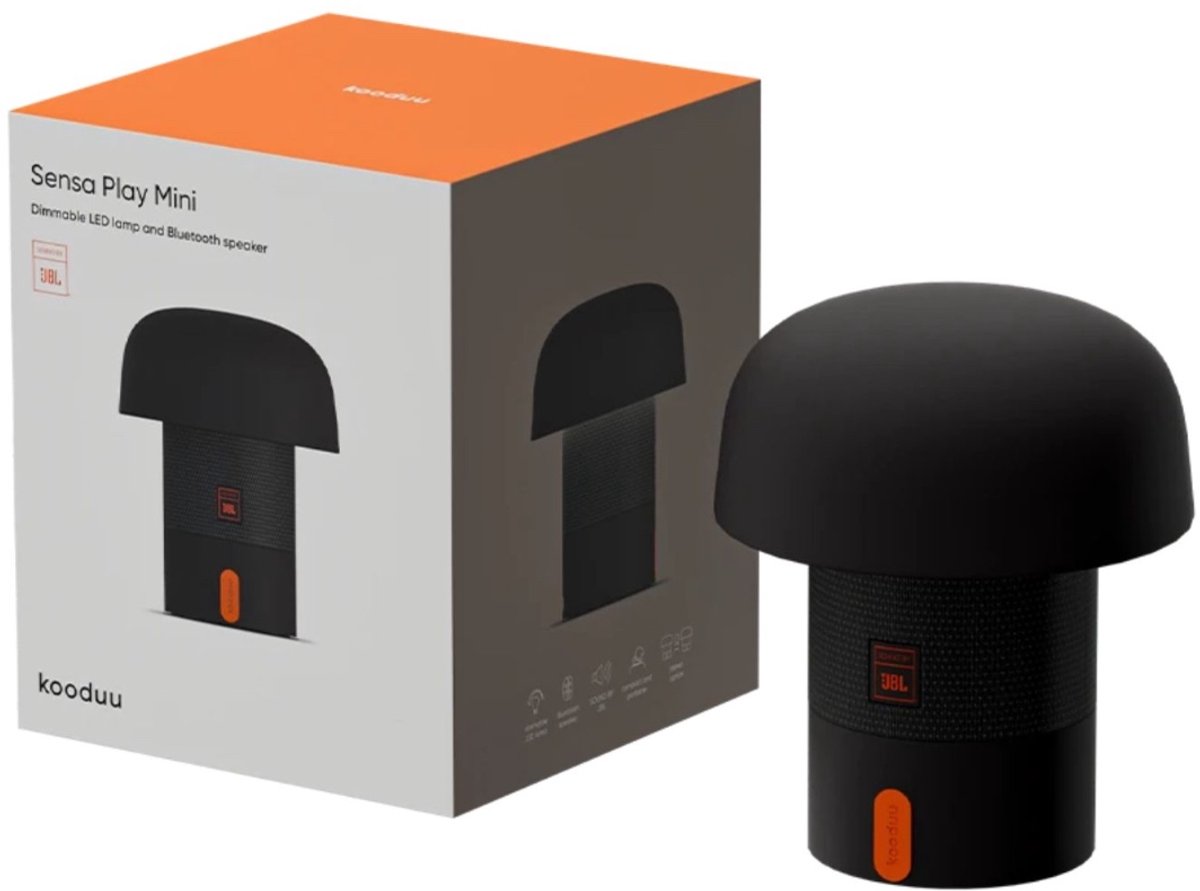 Kooduu\u0020Sensa\u0020Mini\u0020Play\u0020dimbare\u0020tafellamp\u0020met\u0020bluetooth\u0020speaker\u0020Antraciet