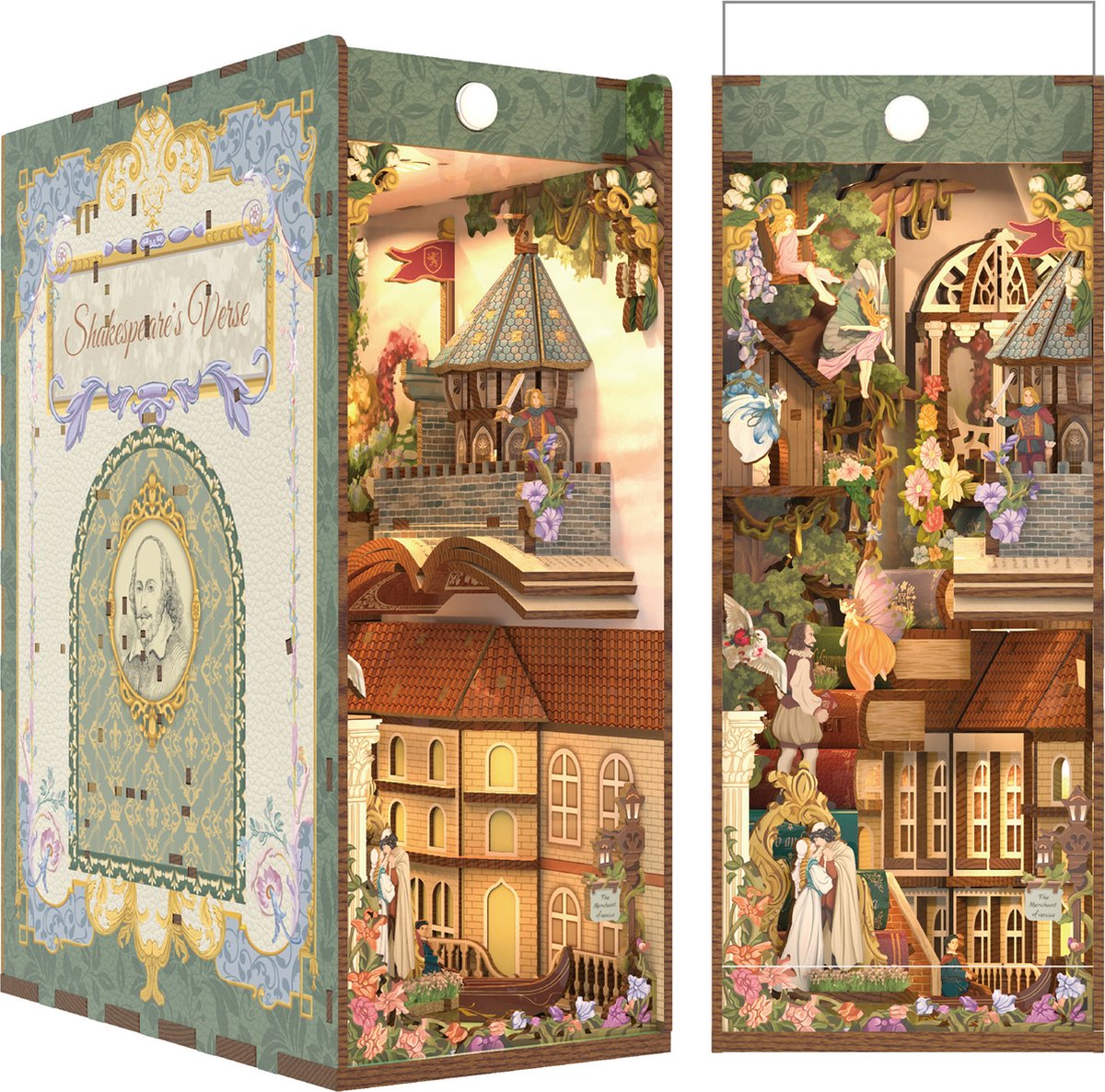 Tone\u002Dcheer\u0020Book\u0020Nook\u0020Shakespeare\u0027s\u0020Verse\u0020DIY\u0020Modelbouw\u0020Knutselen