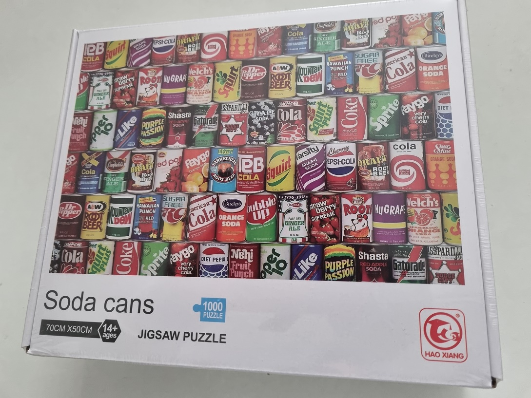 JigSaw\u0020Soda\u0020Cans\u0020Blikjes\u0020Legpuzzel\u00201000\u0020Stukjes\u0020Puzzel\u002050\u0020x\u002070\u0020cm\u0020Puzzle\u0020Vanaf\u002014\u002B