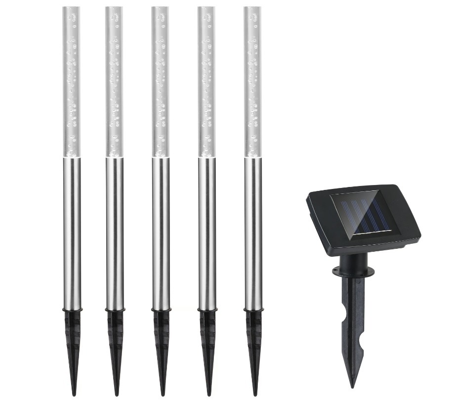 5x\u0020LED\u0020Solar\u0020insteeklamp\u0020wit